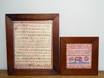 Vintage 'Antique Sampler' Replica Framed Prints