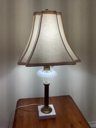 Vintage Fenton Glass Lamp