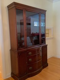 Vintage Solid Wood China Cabinet