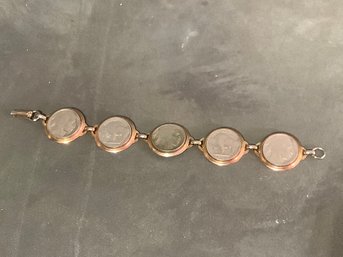 Vintage Buffalo Nickel Bracelet