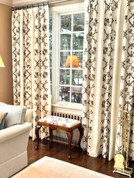 Six Beautiful Custom Lined Drapery Panels