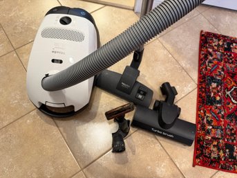 Miele AllTeq Canister Vacuum In White