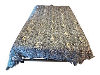 Vintage Ralph Lauren Blue Tamarind Floral Birds Comforter