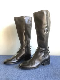 Etienne Aigner Black Heeled Boots Size 7 #29