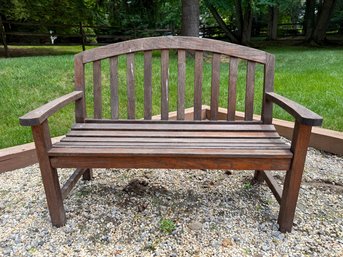Outdoor Classics Teak Handcrafted Bench