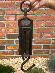 Antique French Chatillon's 'Iron Clad' 300 Pound Industrial Mercantile Scale