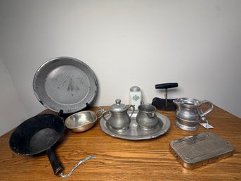 Vintage Pewter & Kitchenware Collection