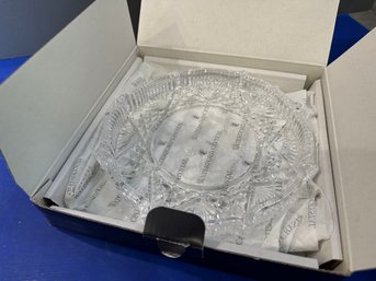 Holiday Tray Plateau Round 7 1/2'  W/ Box