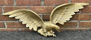 Vintage Cast Metal Flying Eagle Wall Hanging