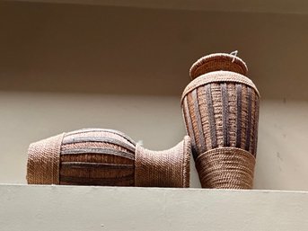 A Pair Of Beautiful Rope Vases