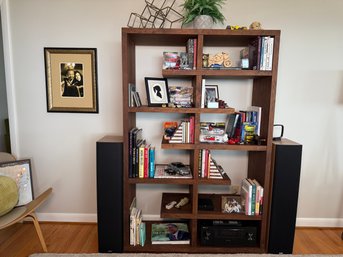Crate & Barrel 'Elevate' Walnut Bookcase, Designed By Mark Daniel