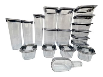 20 Piece Rubbermaid Brilliance Pantry Food Storage Containers