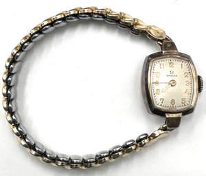 1960s Omega 14K Gold-filled Ladymatic Automatic Bracelet Watch, 17 Jewels