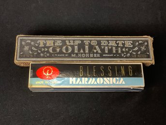 Vintage Harmonicas Lot Of 2