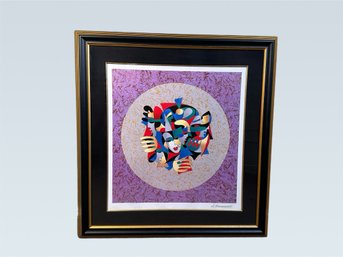 Antole Krasnyasnky 'Musical Sphere' Serioloithograph