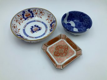 Asian Porcelain Trio