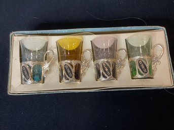 Vintage New York City Shot Glasses Set Of 4
