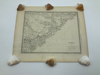 Antique Map Of India