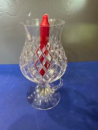 2 Part Hurrican Candle Holder W/ Handle W/ Box