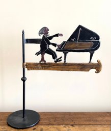 Charming French Metal Folk Art By G. Garnier