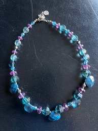 Blue Beaded Necklace