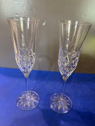 Set Of 2 Huntley Flutes W/ Box