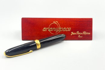 Jean-Pierre Lepine Winston Black & Gold Plated Fountain Pen