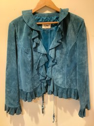 LAL Love A Little Blue Suede Jacket #5