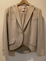Max Studio Beige Pantsuit Size 12 #6