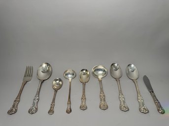 Antique Tiffany & Company Sterling Silver 'English King' Serving Pieces, Pat. 1885 - The Moore Era