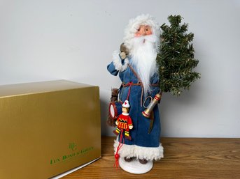 2005 Byers' Choice Carolers Santa With Christmas Tree & Toys, Purchased At Lux Bond & Green