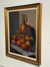 Vintage Roelof Wilderboer Fruit Still Life Signed Original Painting