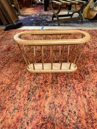 Vintage Goodwood Teak  Danish Modern Magazine Rack Made In Thailand