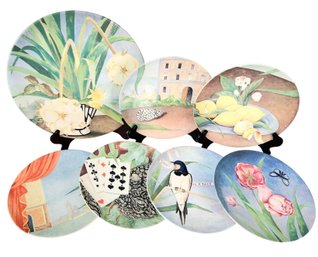 Set Of Gien Plates And Platter