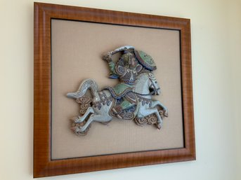 Stunning Framed Asian Warrior Lot 2