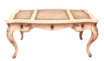 Jessica McClintock The Romance Collection By American Drew Leather Top French-Style Writing Desk