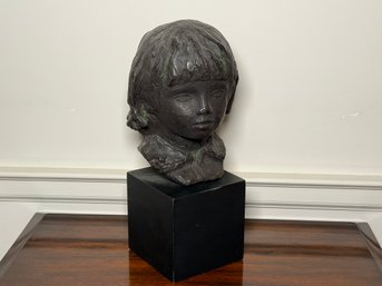 Vintage Pierre Renoir 1958 Reproduction 'Coco' Bust By Alva