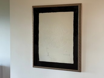 Zoom In! Beautiful Lebadang 'La Lune Blanche'  Pencil Signed & Numbered Framed Embossment