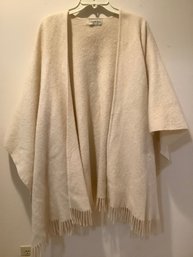 Nordstrom Made In Italy Cream Shawl #20