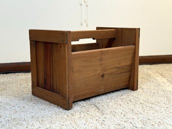 Vintage Crate-Style Furniture In Solid Southern Yellow Pine By This End Up: Classic Magazine Holder