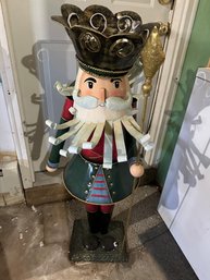 Beautiful Christmas All Metal Soldier - 45' Tall