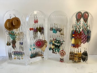 Mixed Dangle Earrings W/ Stand #2