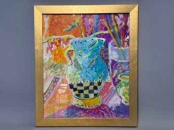 Kris Sullivan 'Marcey's Paint Brushes' Signed Original Painting