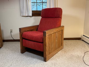 Vintage Crate-Style Furniture In Solid Southern Yellow Pine By This End Up: Classic Recliner
