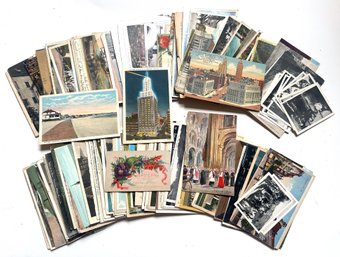Over 150 Vintage Postcards, Some Posted With Messages, Some Unposted