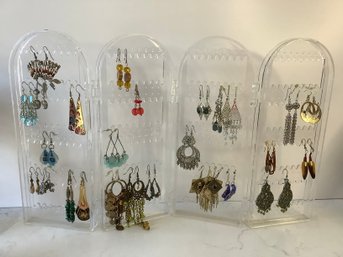 Mixed Dangle Earrings W/ Stand #3