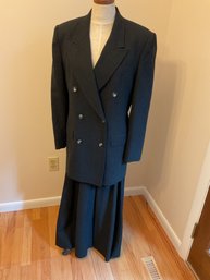 Vintage Women's Skirt Suit - Long Jacket