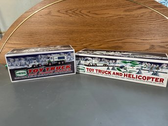2 Piece Hess Trucks New In Boxes From 2006 And 2008