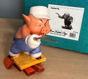 Walt Disney Classics Collection Three Little Pigs Figure Work And Play Don't Mix
