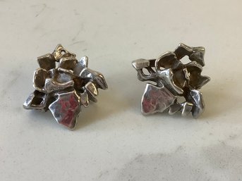 Alfred Karram Designer Sterling Silver Earrings #12